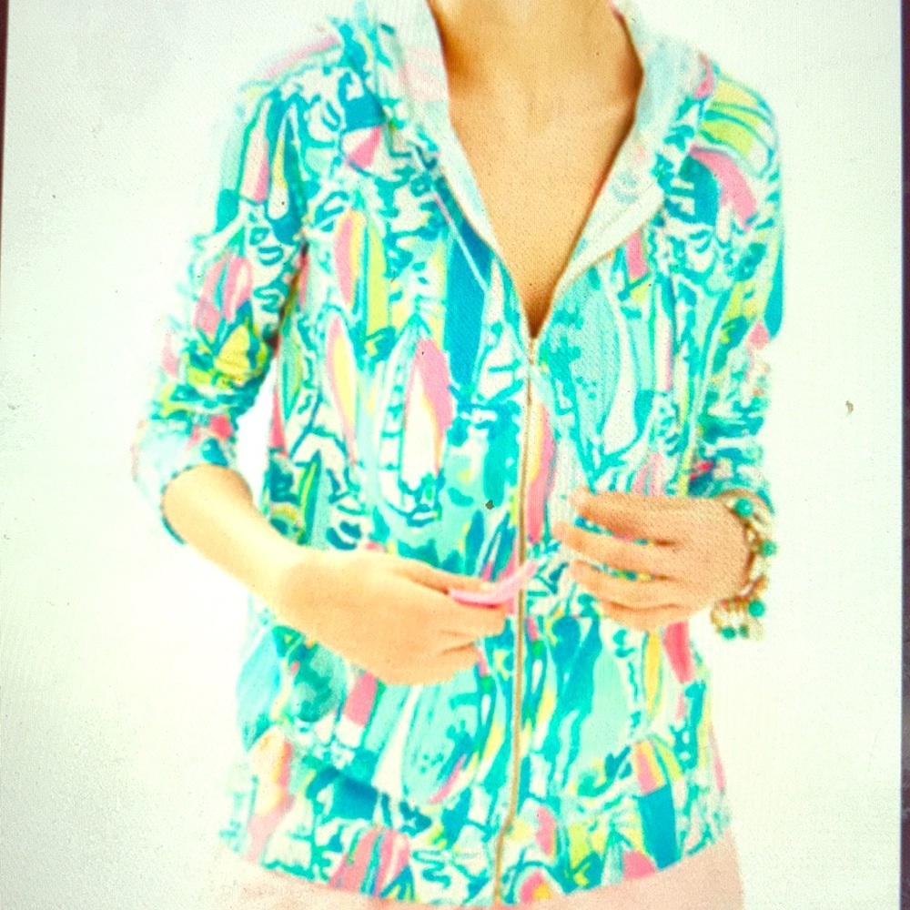 Lily Pulitzer zip up hoodie